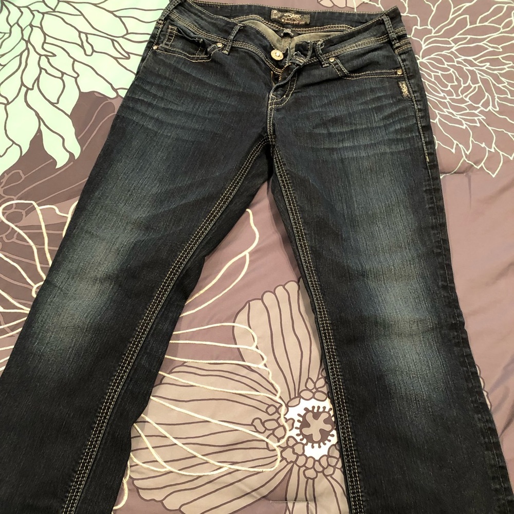 Silver jeans